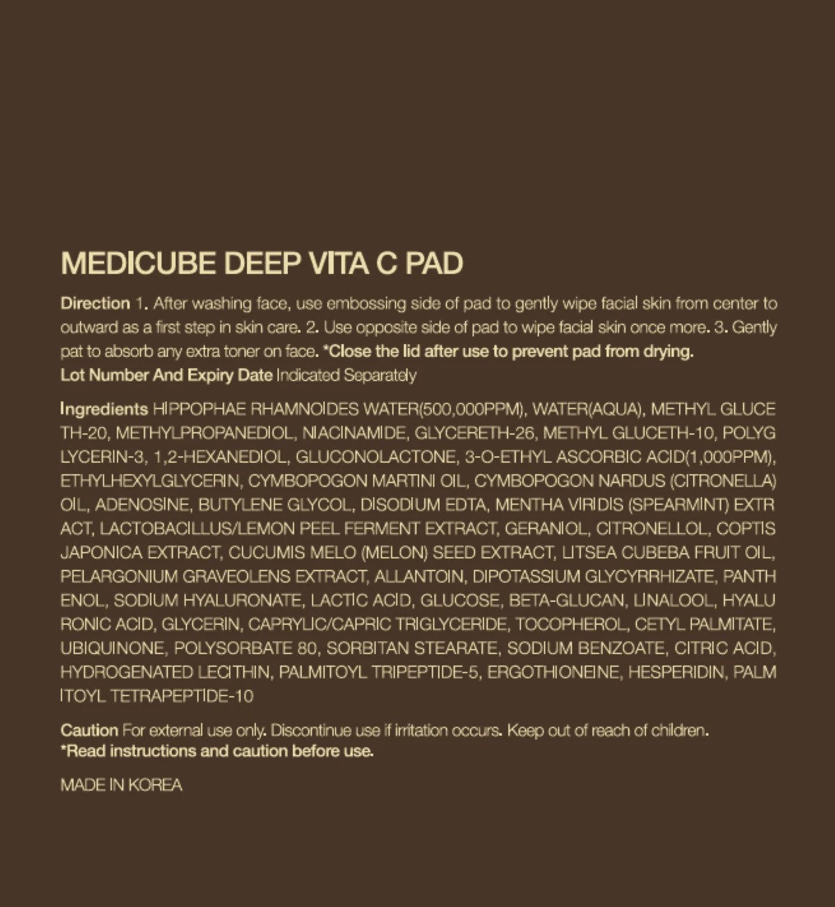 Medicube Deep Vita C Pad 2 of 4
