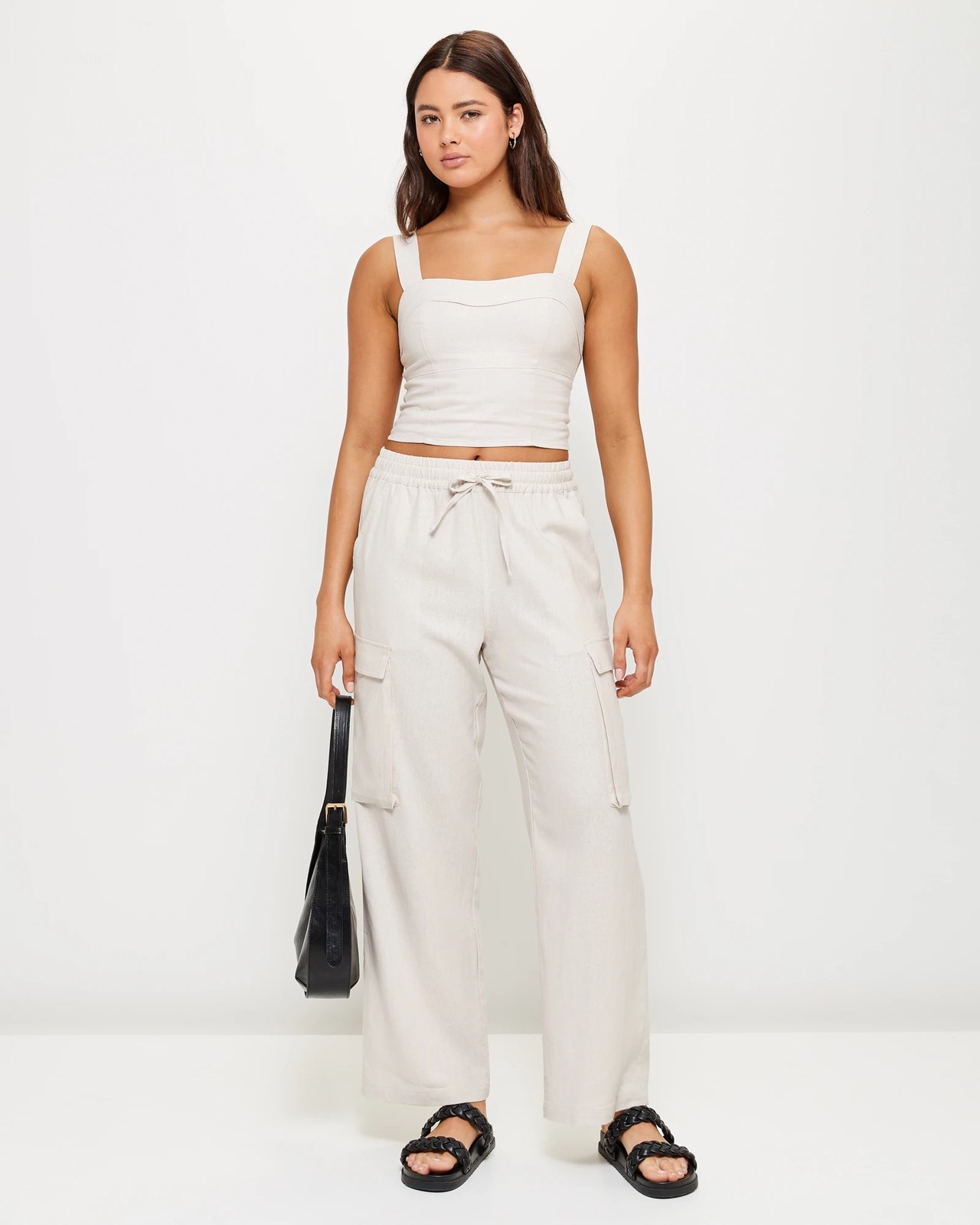 Linen Blend Cargo Pants - Lily Loves 2 of 5