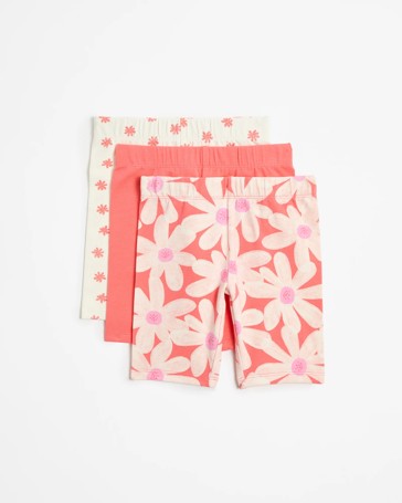 Girls Bike Shorts 3 Pack