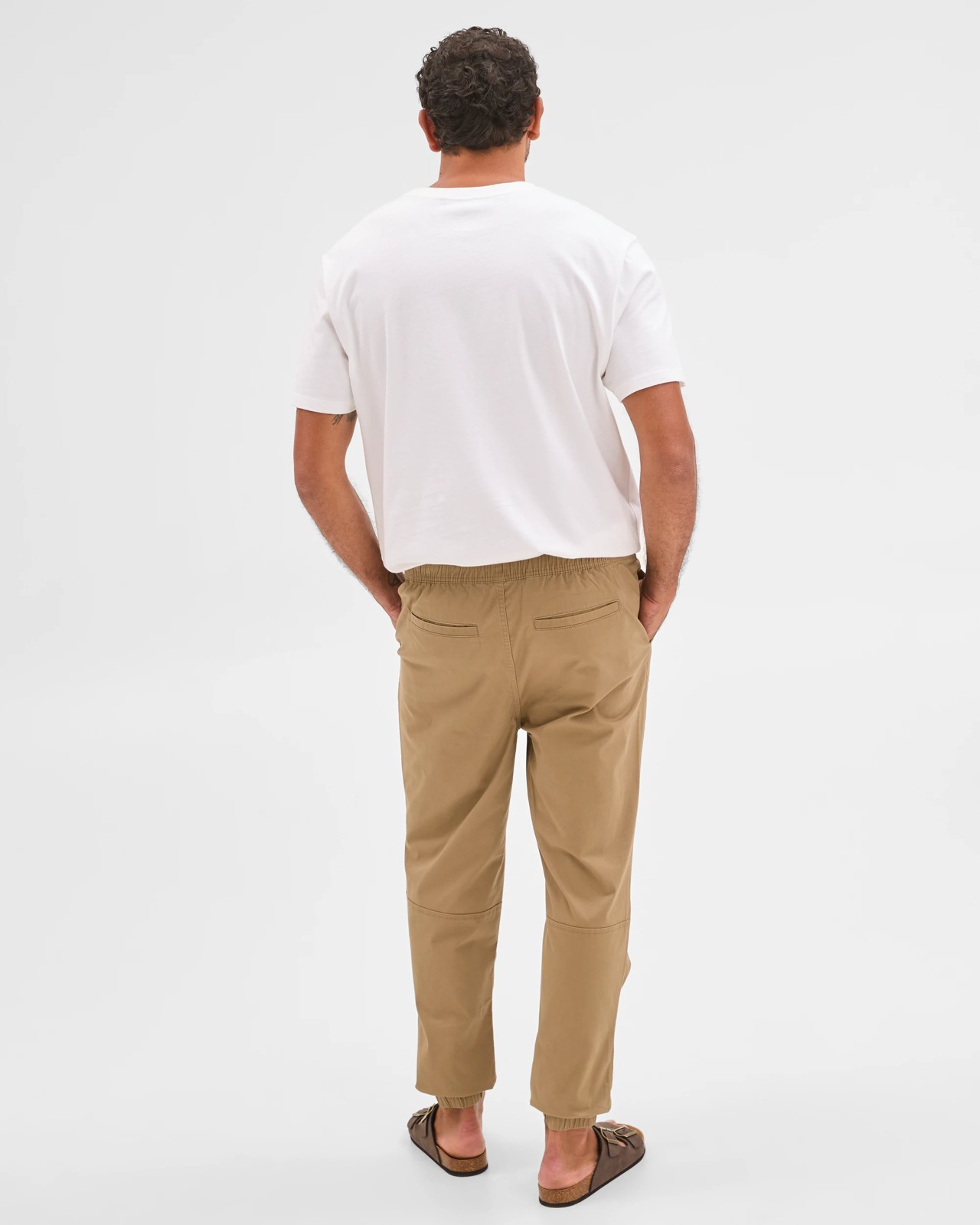 Australian Cotton Woven Jogger Pants - Sepia 6 of 6