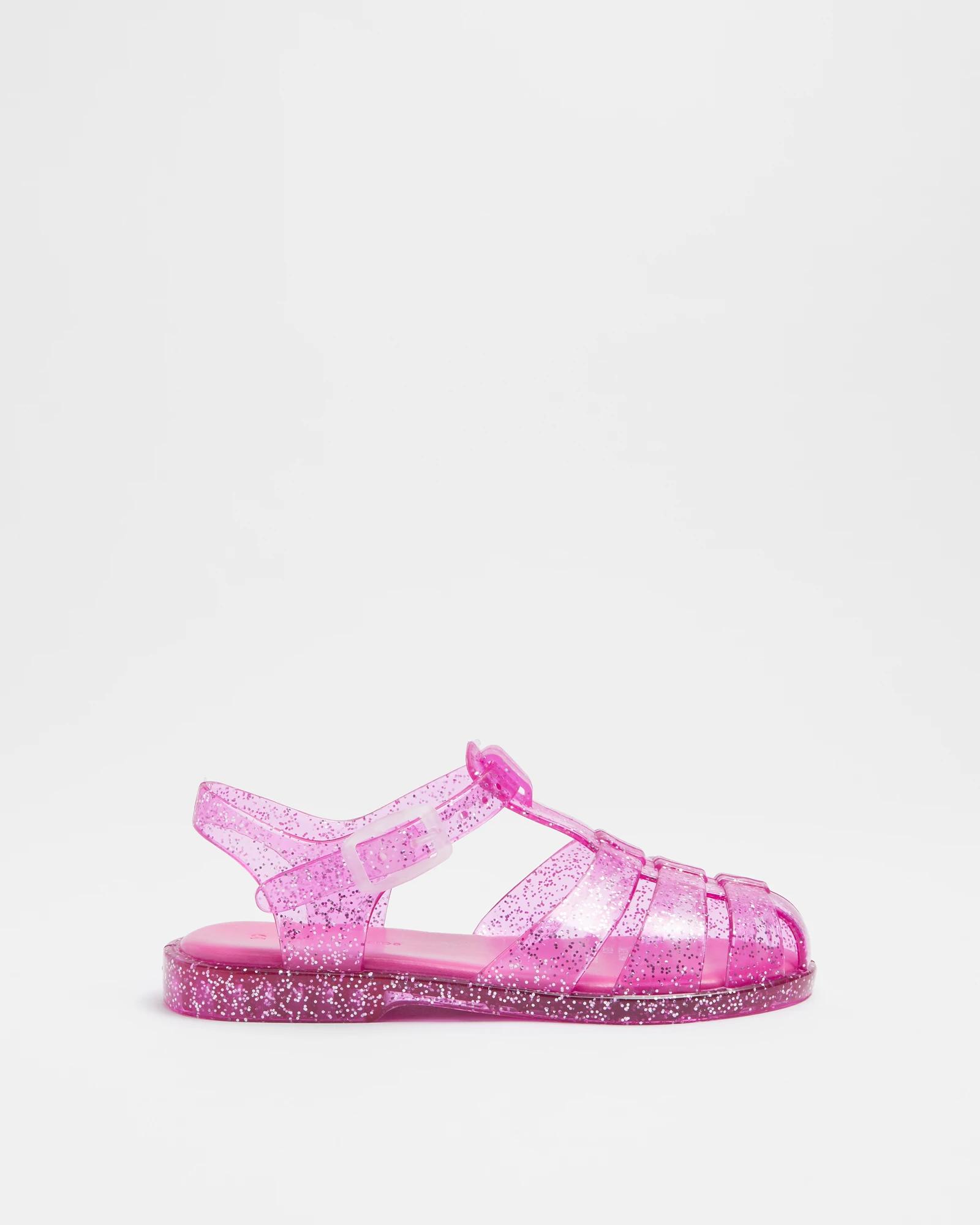 Pink discount jelly sandals