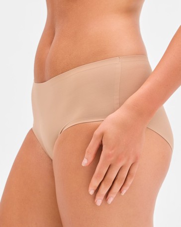 Smooth Moves 2 Pack Bonded No Show Midi Briefs