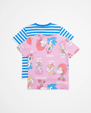 Sonic Print T-shirts - 2 Pack