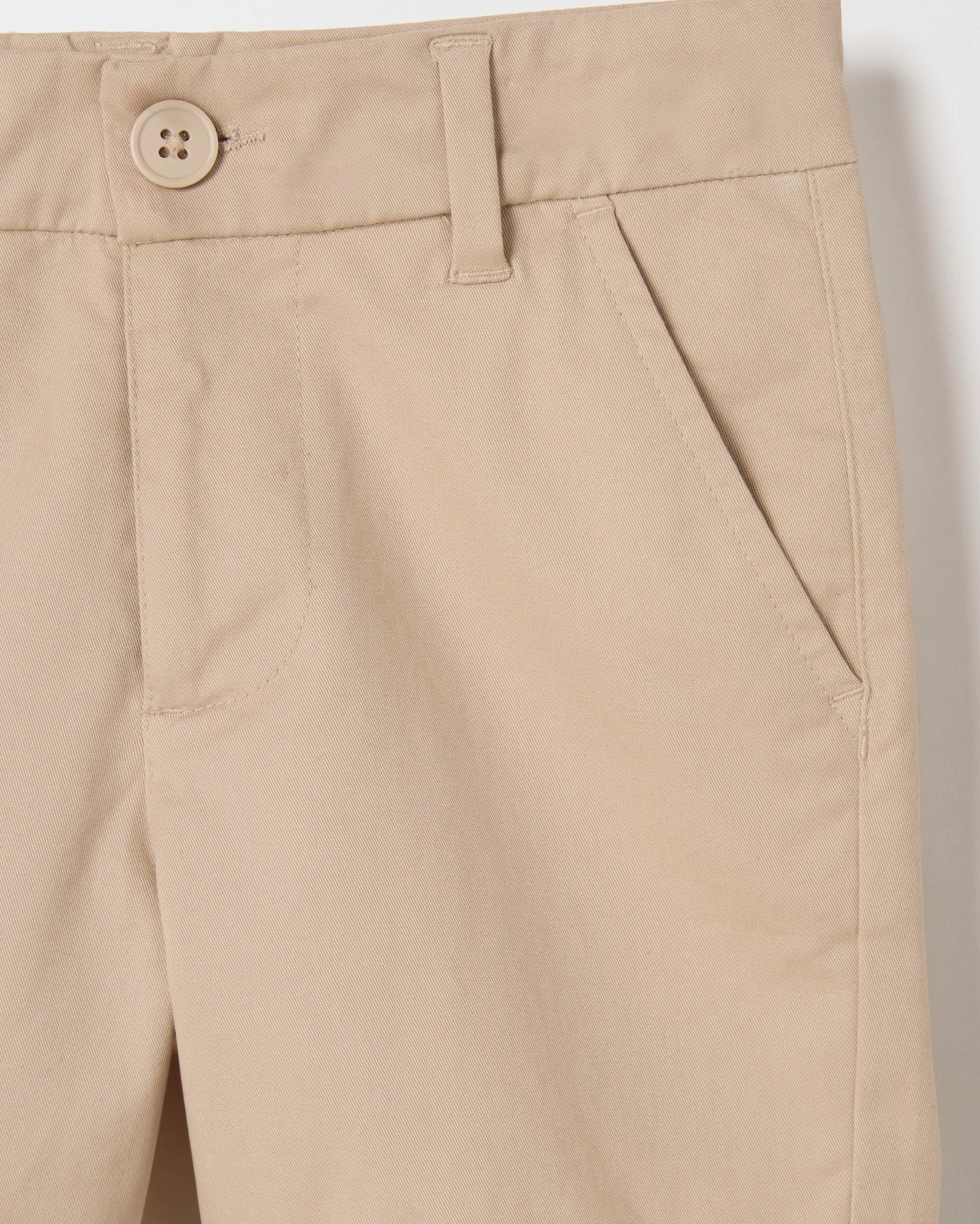 Fixed Waist Chino Shorts - Cement 6 of 6
