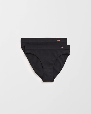 Lily Loves 2 Pack Rib Seamfree High Waist Bikini Briefs