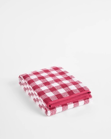 Georgie Aus Cotton Gingham Bath Towel