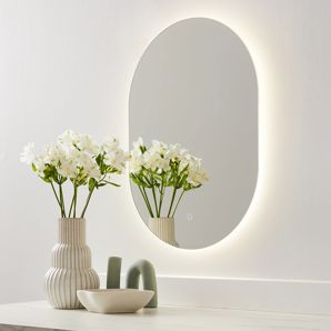 Oval Light Up Mirror - Anko