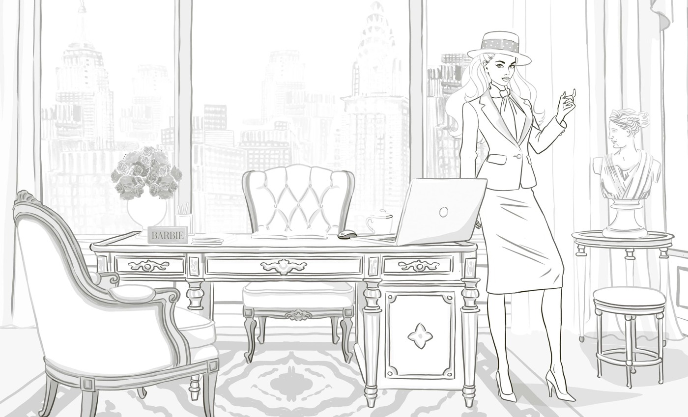 Barbie: Luxe Colouring by Megan Hess - Book 3 of 6