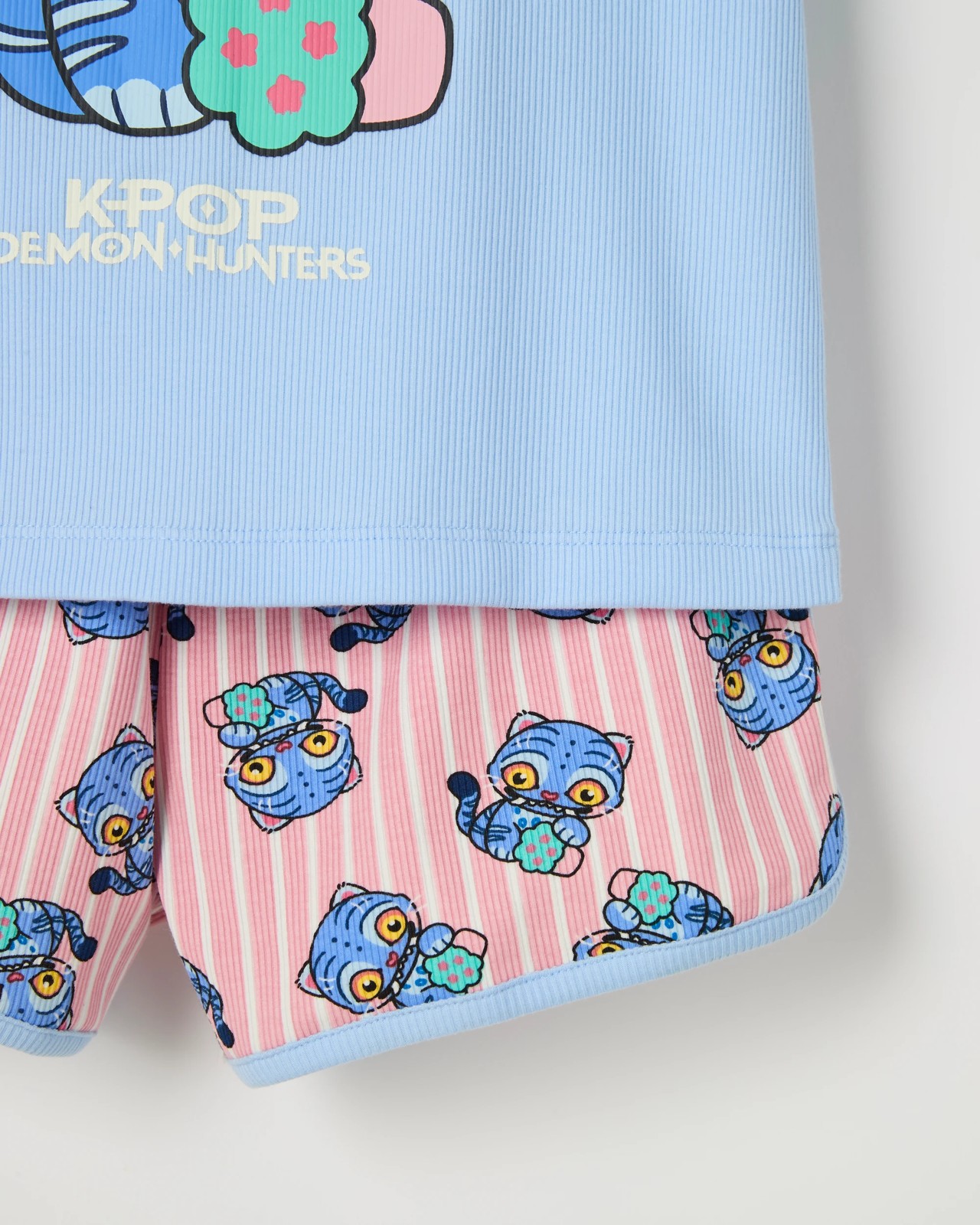 KPop Demon Hunters Derpy Licensed Australian Cotton Older Girls Elevated Pyjama Set 3 of 4