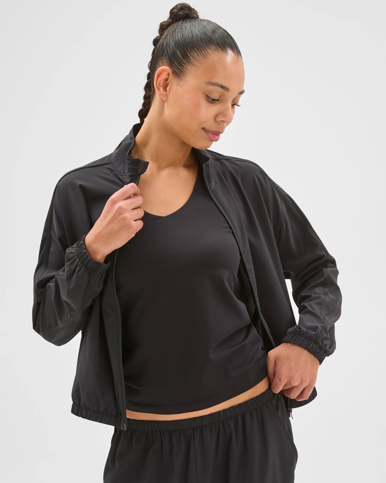 Active Relaxed Lightweight Woven Bomber Jacket 4 of 5