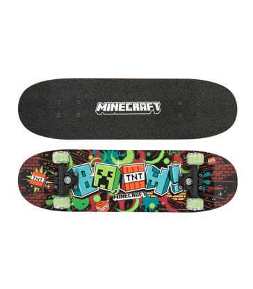 Minecraft 28-inch Skateboard with Light Up Wheels