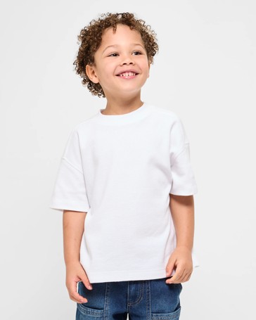 Australian Cotton Blend Waffle Stripe T-shirt