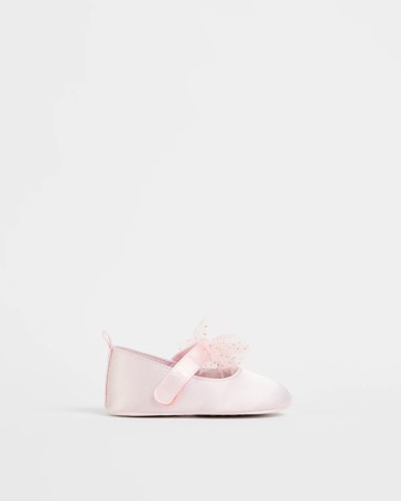 Baby Pre-Walker Satin Bow Pumps