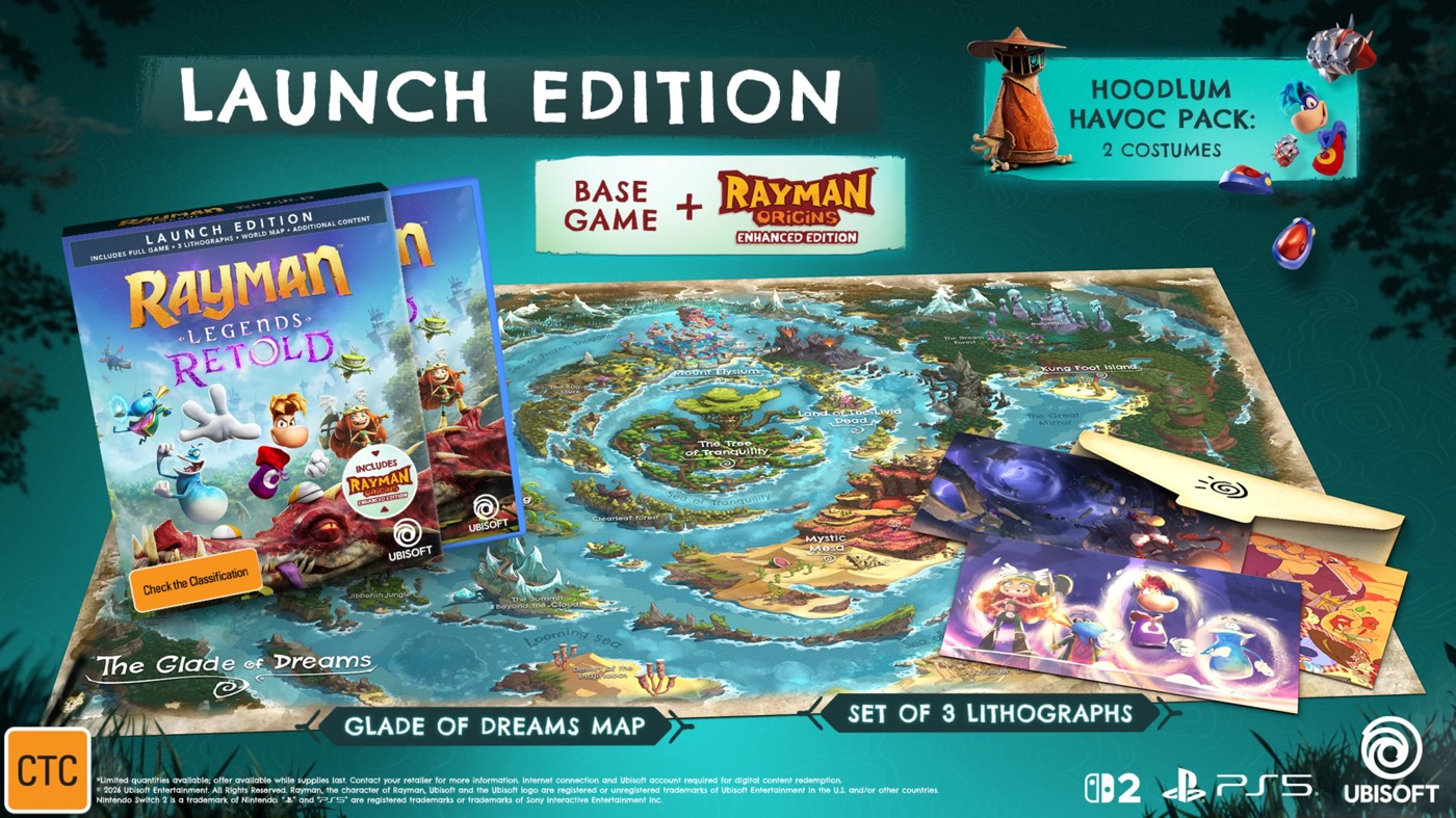 Rayman Legends Retold: Launch Edition - Nintendo Switch 2 6 of 6