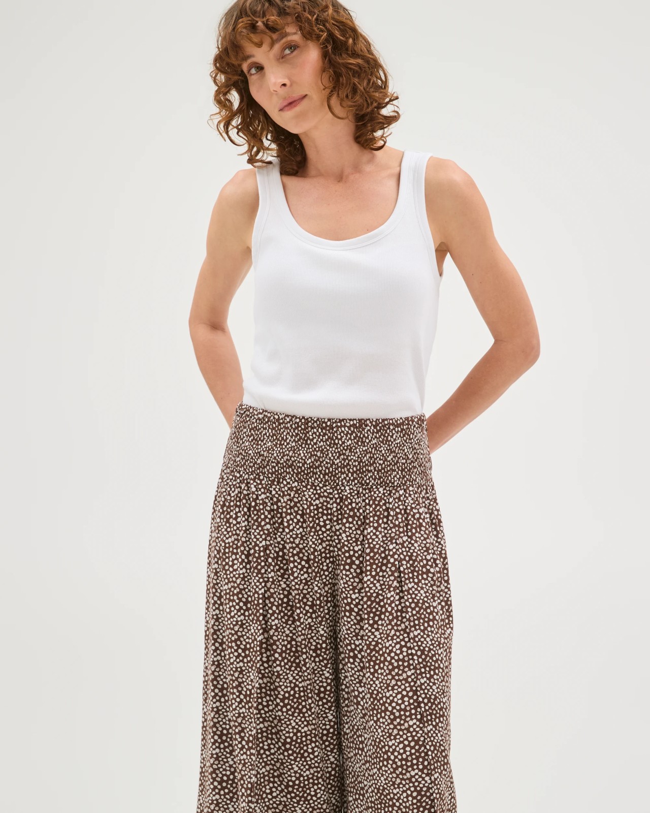 Resort Split Pants - Spot Print 4 of 5