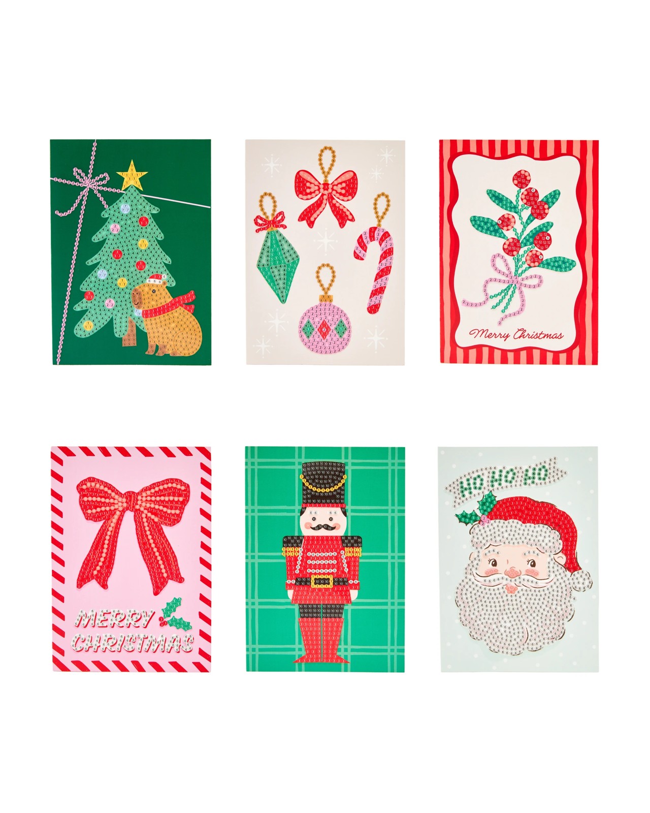 Anko Christmas Craft Gem Art Cards 2 of 3