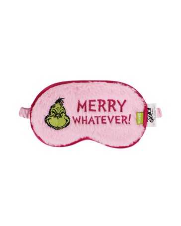 The Grinch Slogan Eye Mask