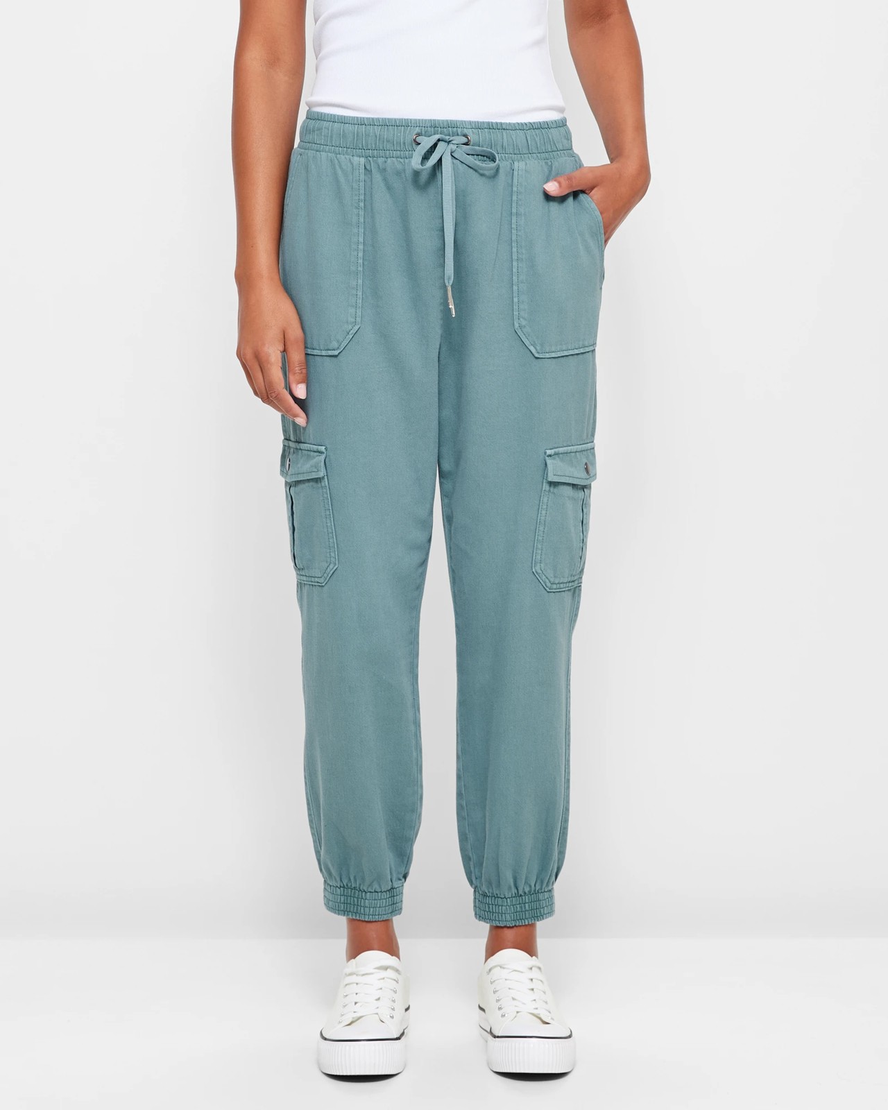 TWILL JOGGER PANTS