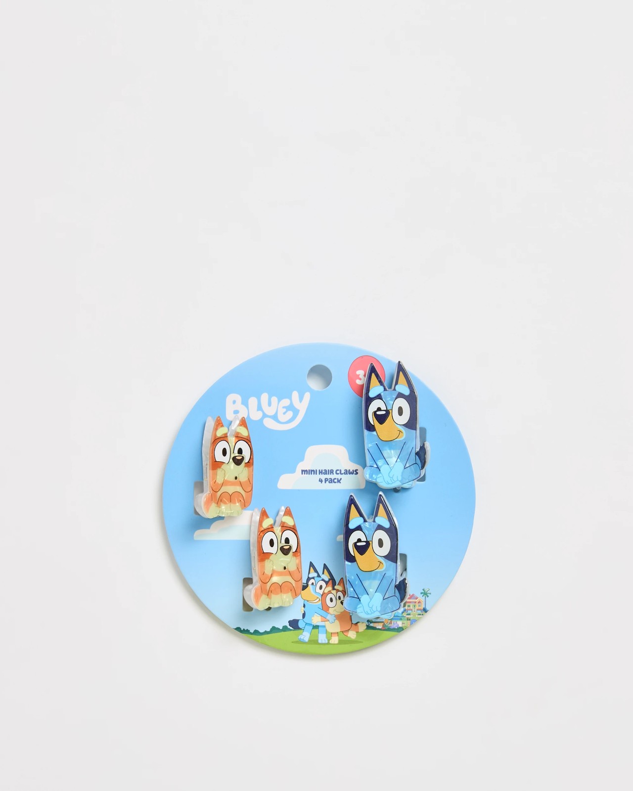 Licensed Bluey & Bingo 4 Pack Mini Claw Clips 3 of 3