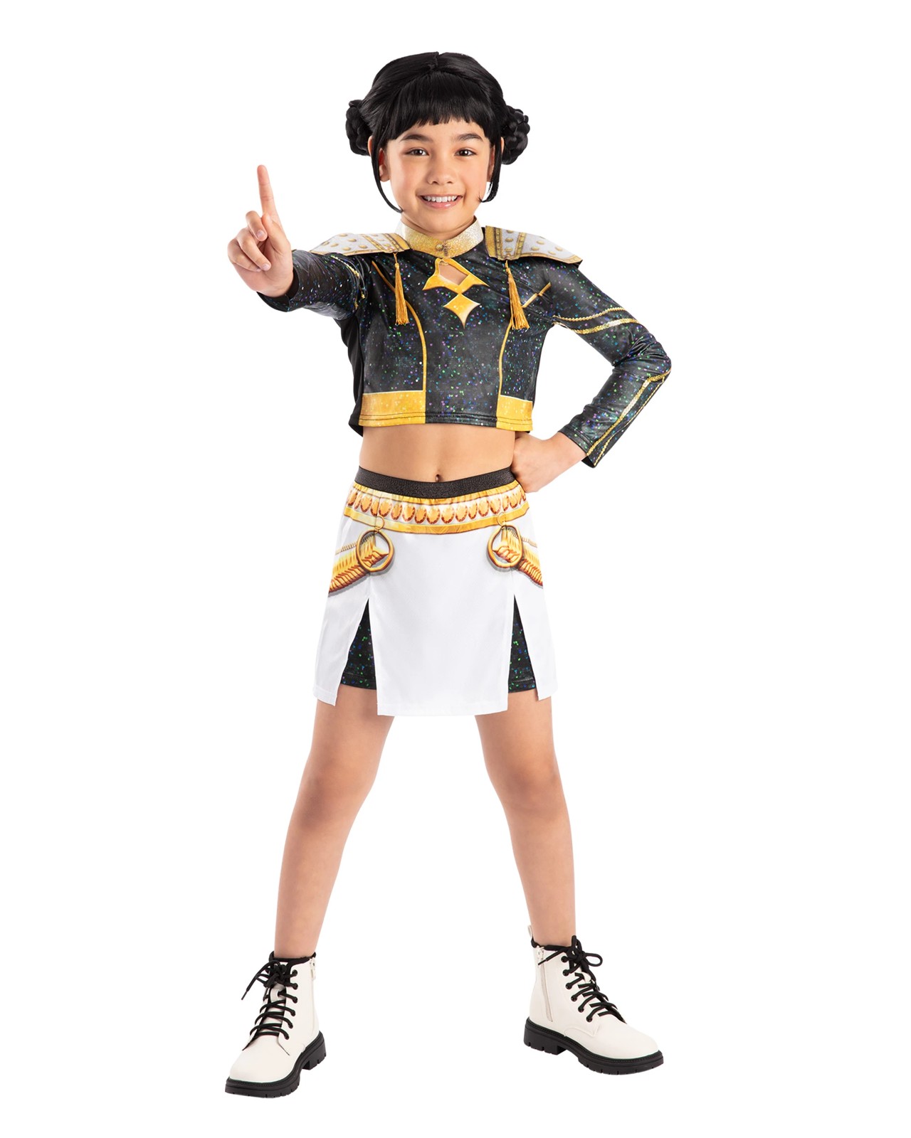 K-Pop Demon Hunters Zoey Golden Deluxe Child Costume - Ages 5-6 6 of 6