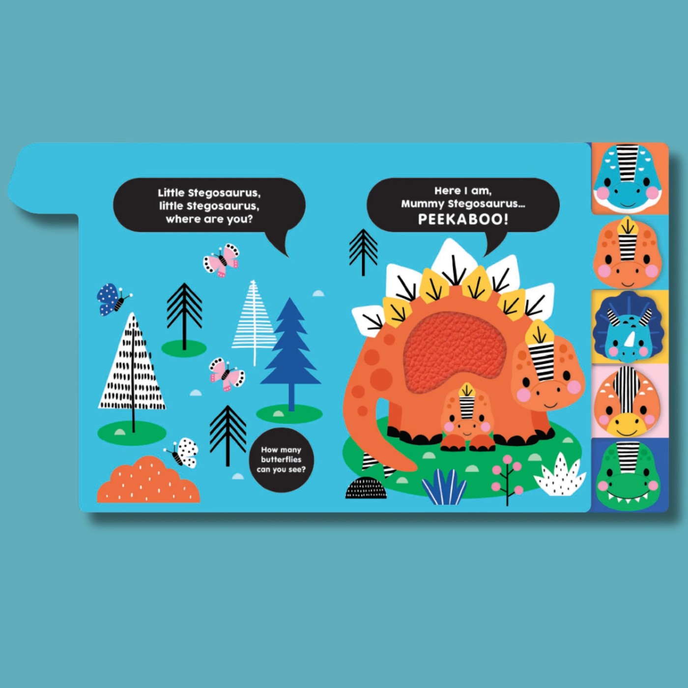 Touch and Find Peekaboo: Little Dinosaur - Book 3 of 4