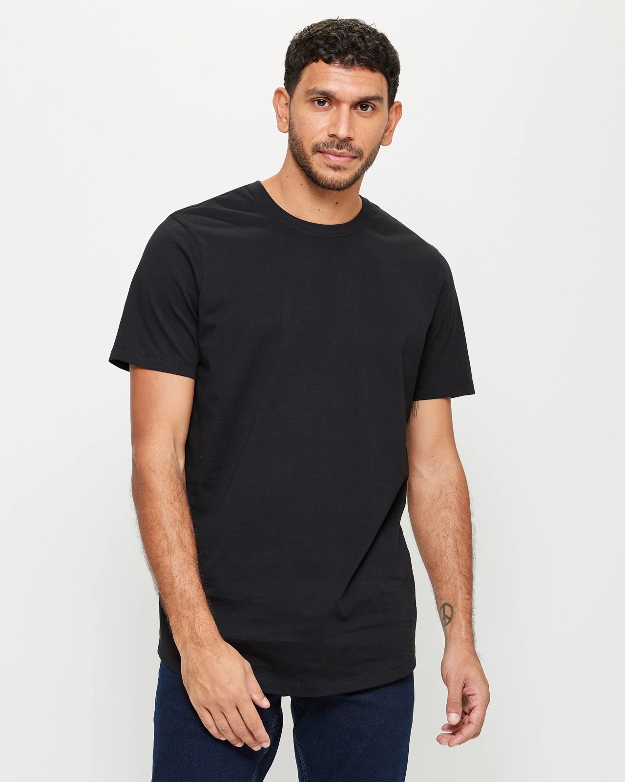 Curved Hem T-Shirt