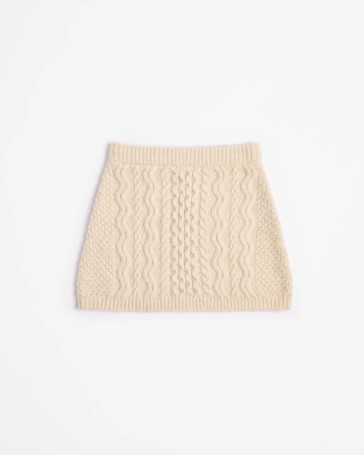 Cable Knit Skirt