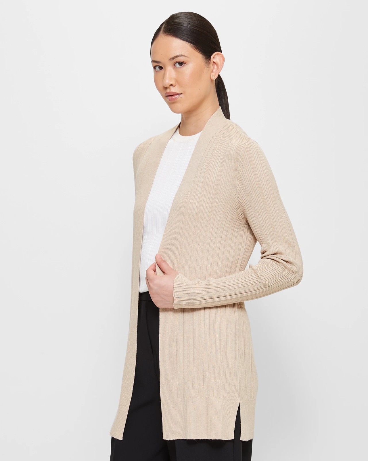 Variegated Edge To Edge Cardigan - Preview 3 of 5