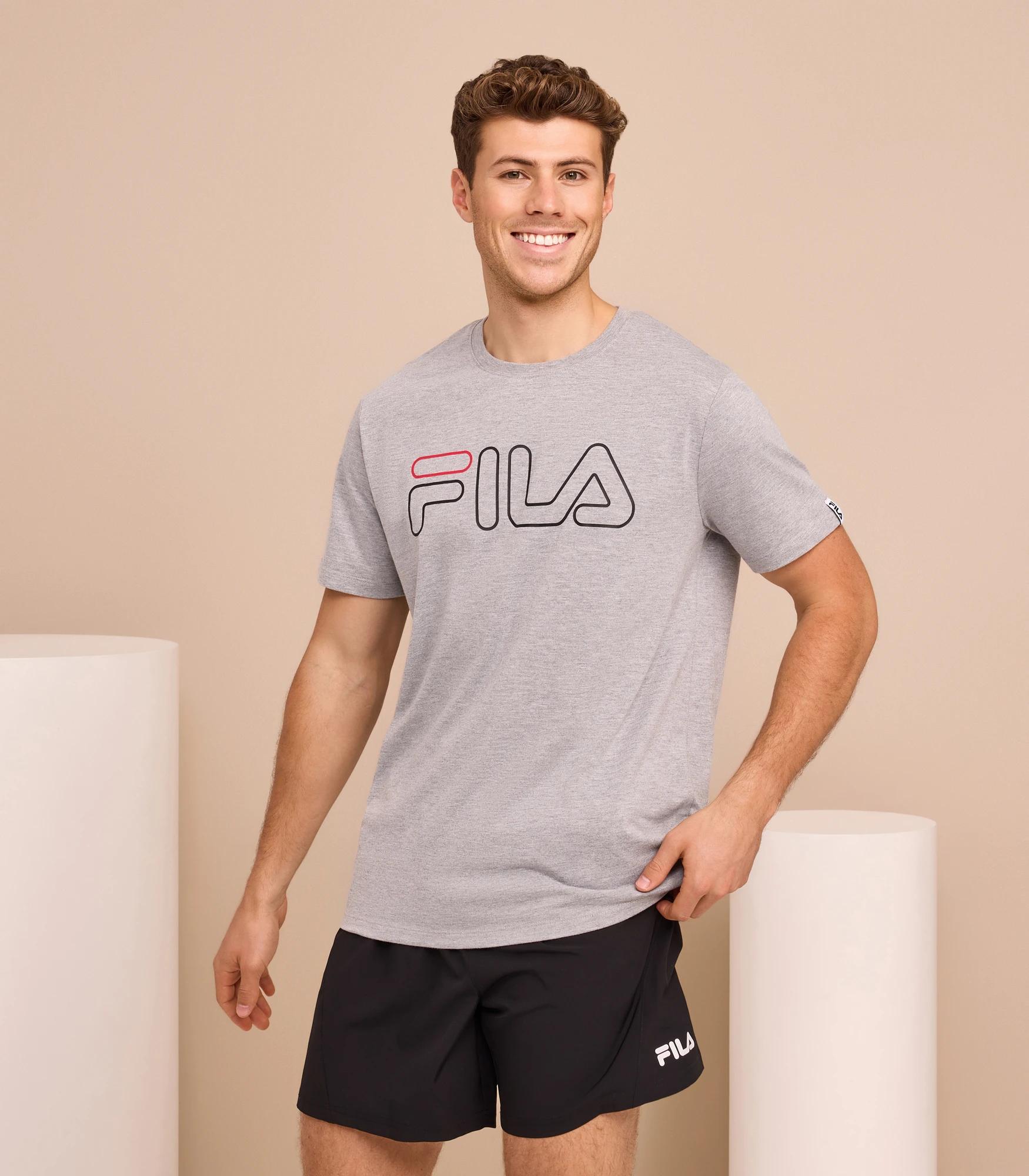 Grey shop fila shirt