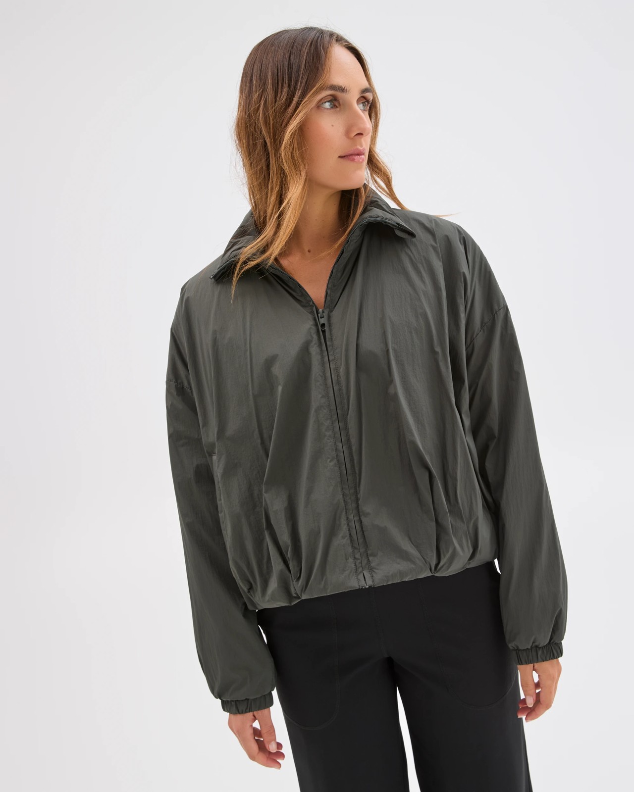 Active Insulated Padded Jacket  - Dark Olive 4 of 5