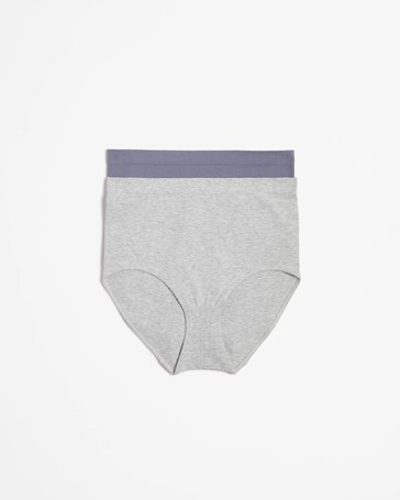 Australian Cotton Blend 2 Pack Seamfree Full Briefs