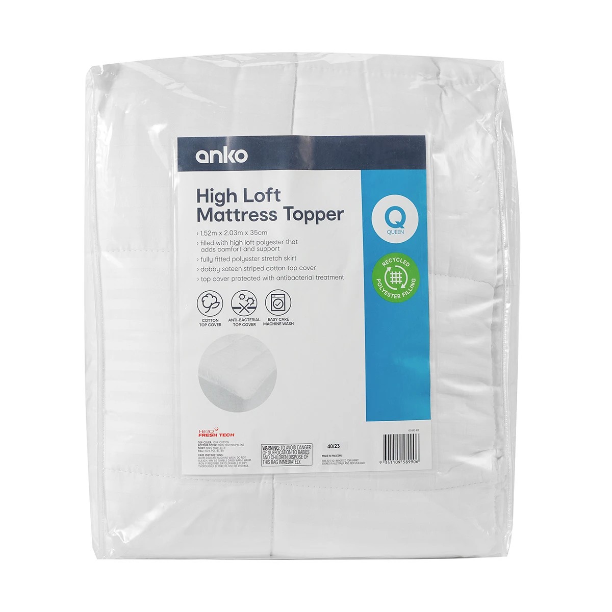 High Loft Mattress Topper Queen Bed Anko Target Australia