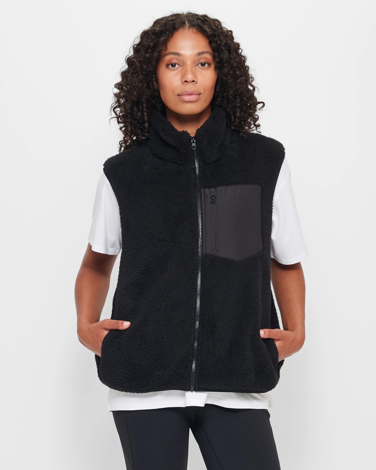 Active Fleece Vest - Black | Target Australia