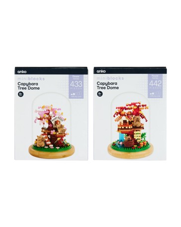 Mini Blocks Flower Series: Capybara Tree Dome - Assorted