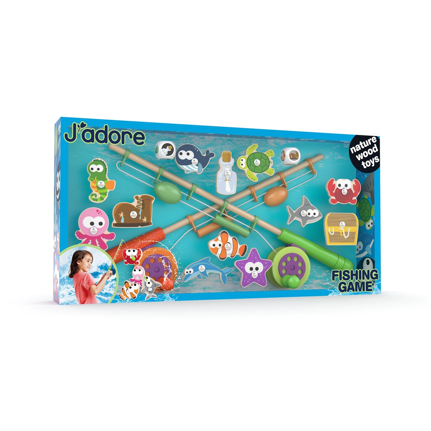 JAdore Fishing Treasure Game Playset