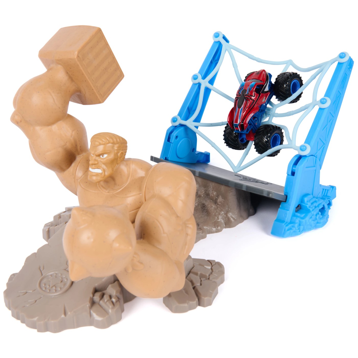 Monster Jam Marvel Spiderman Playset 4 of 5
