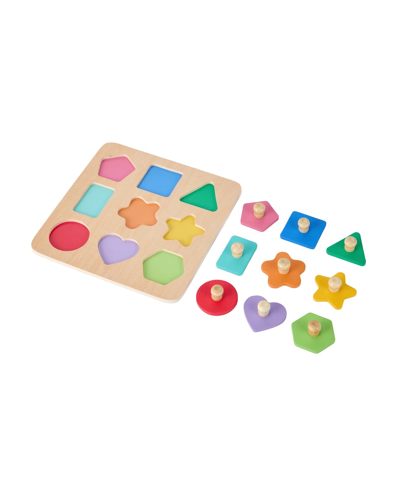 Wooden Simple Shape Puzzle - Anko 3 of 6