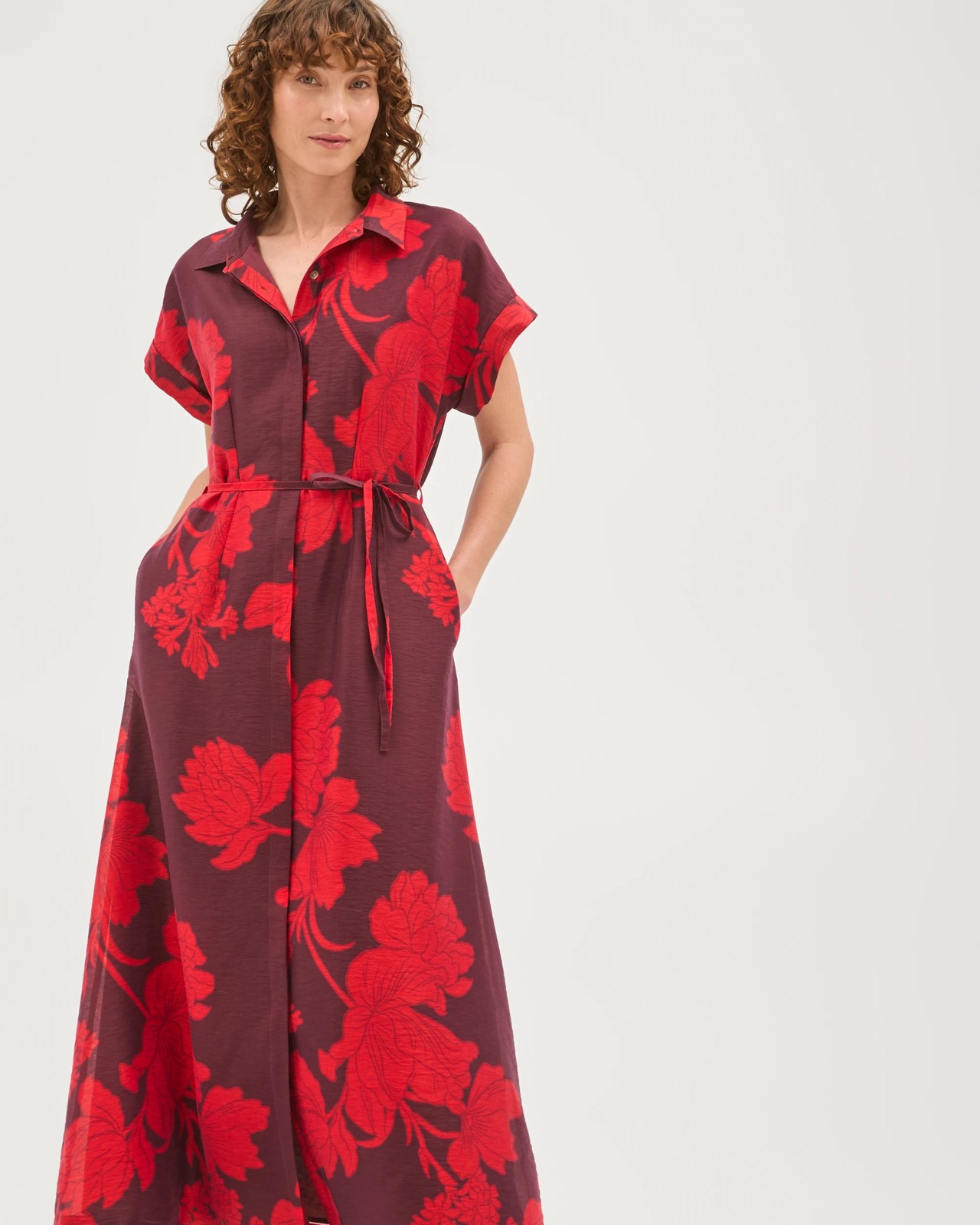 Preview Statement Maxi Shirt Dress 2 of 5