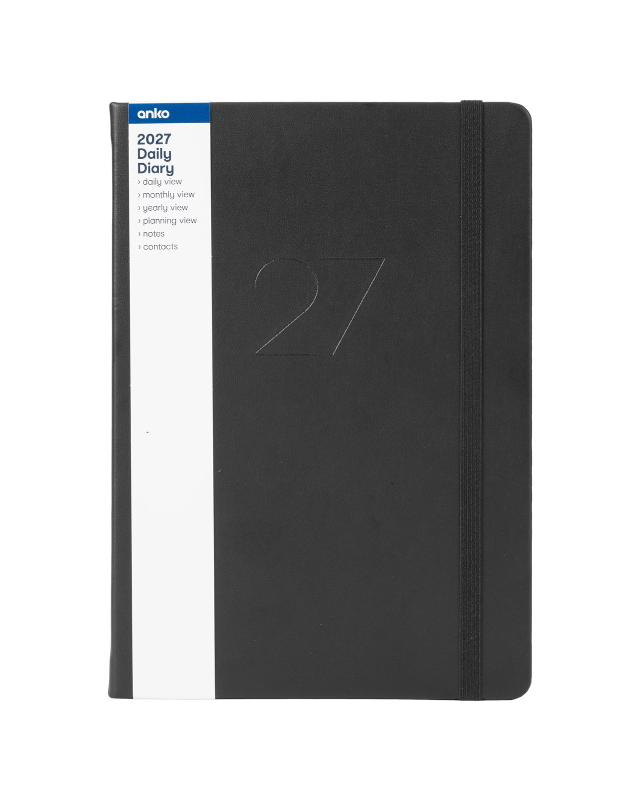 Anko 2027 Daily Diary - Black 5 of 6