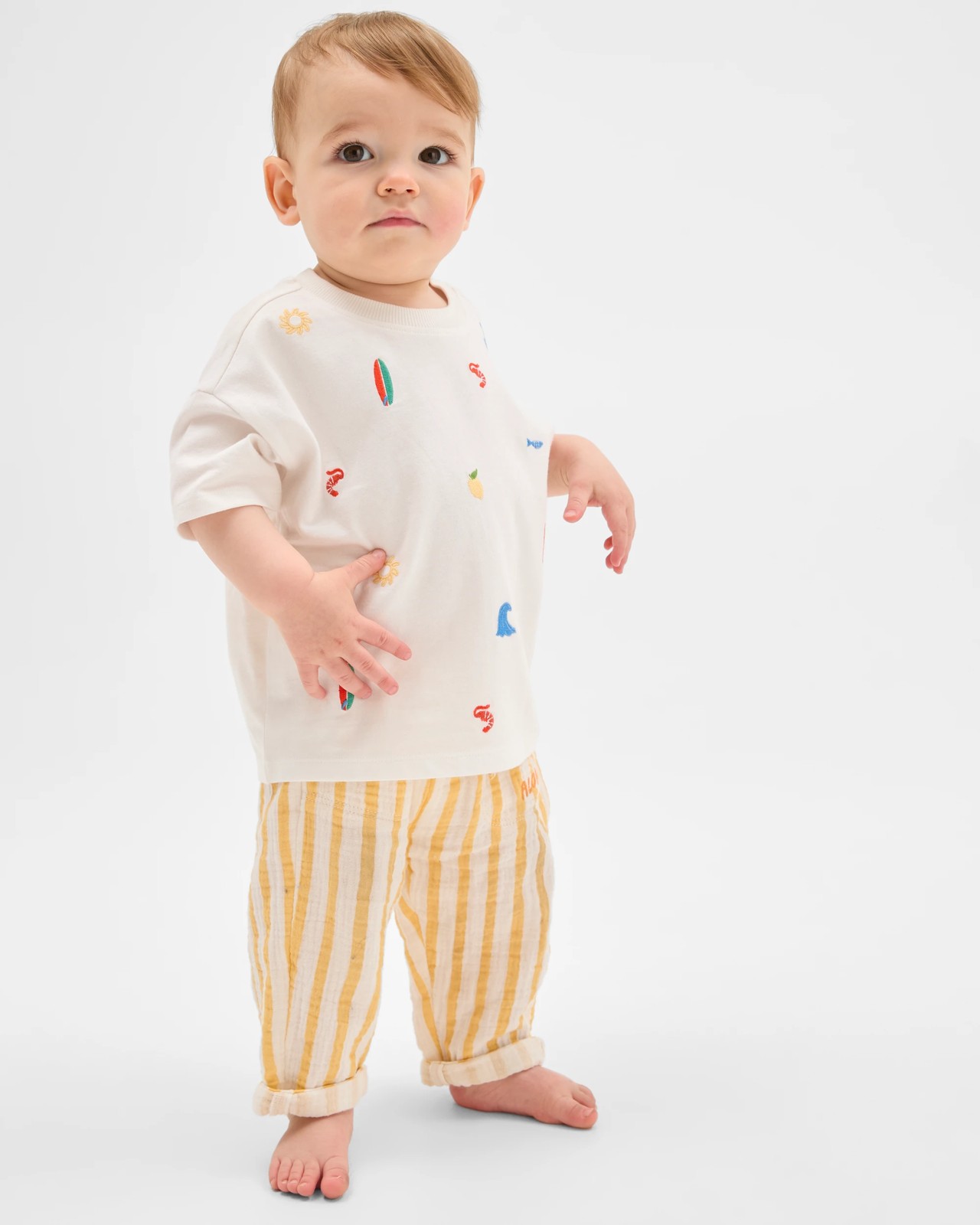 Baby Muslin Pants - Jojoba Yellow 2 of 6