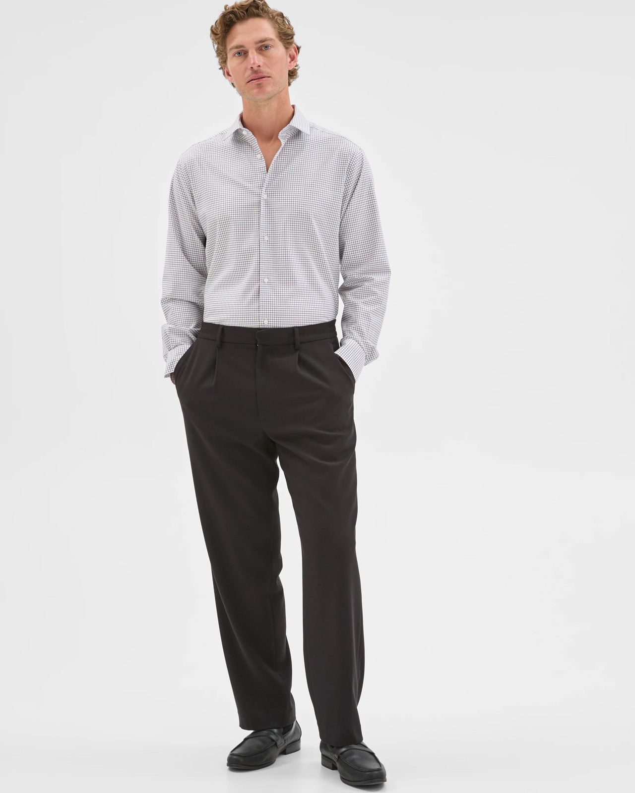 Preview Australian Cotton Check Business Shirt 2 of 6