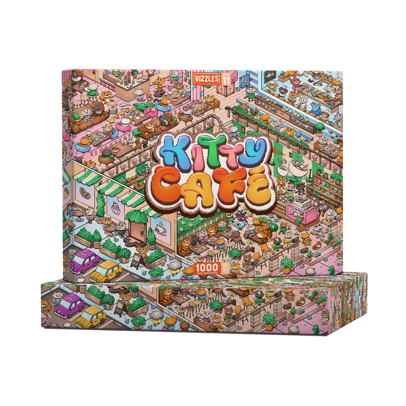 Vizzles Kitty Cafe 1000 Piece Jigsaw Puzzle 2 of 3
