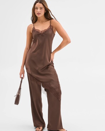 Lily Loves Satin Full Length Pants