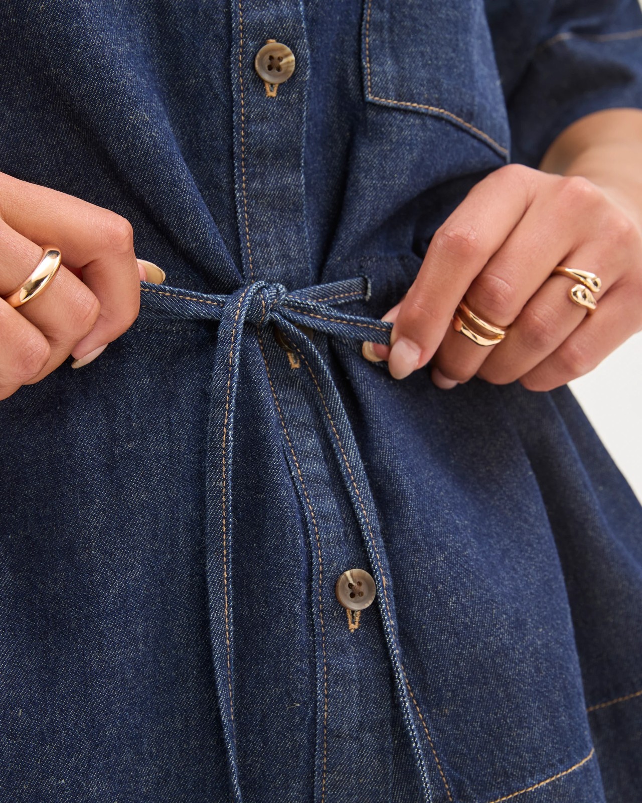 Linen Denim Shirt 5 of 6