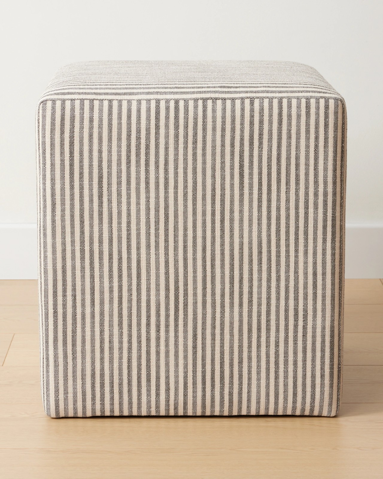Anko Square Striped Ottoman 2 of 5