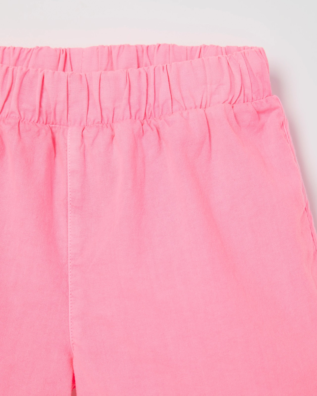 Dolphin Hem Woven Shorts - Neon Pink 6 of 6