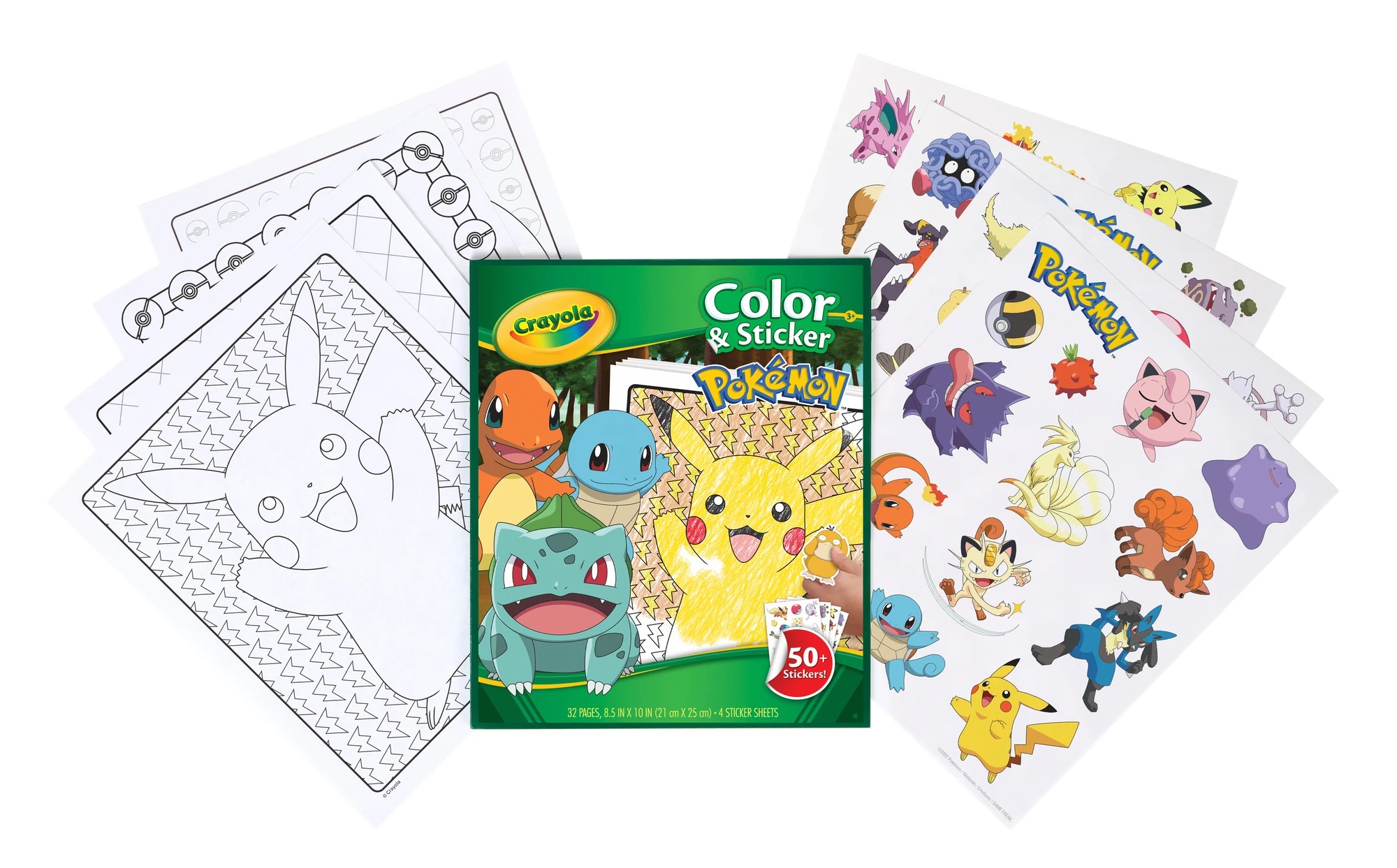 Crayola Pokemon Color & Sticker Activity Set : Target