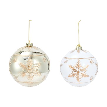 Large Luxury Bauble, Assorted - Anko