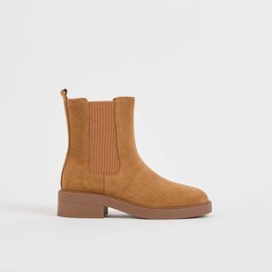 Genuine Leather and Suede Chelsea Boots - Coria