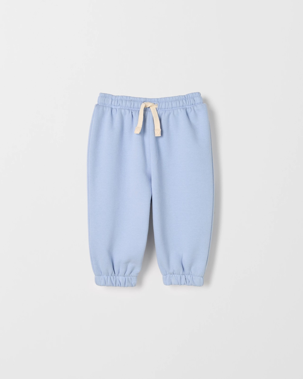 Baby Australian Cotton Blend Plain Trackpants - Brunnera Blue 3 of 4